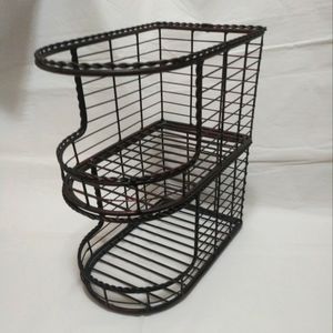 Stackable Metal Basket-Set of 2
